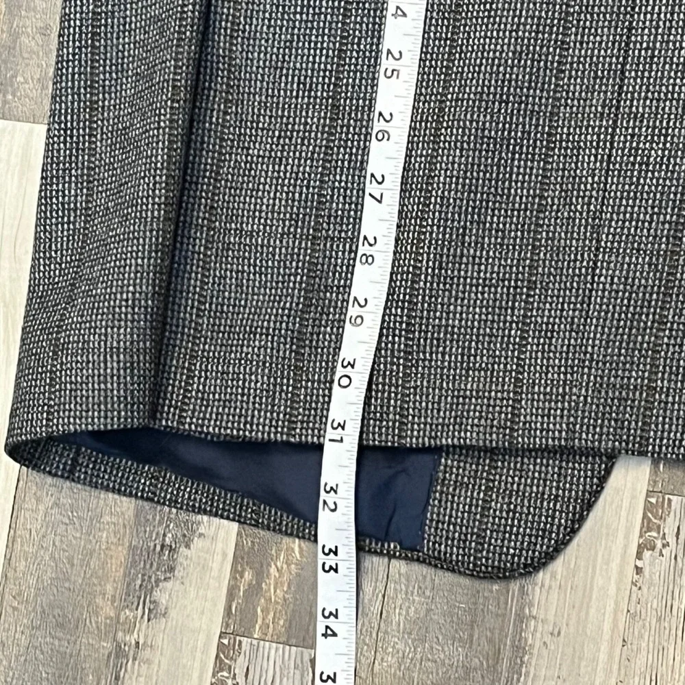 Lauren Ralph Lauren Men Wool Blazer 40R Sport Coat 3 Button‎ Windowpane Gray